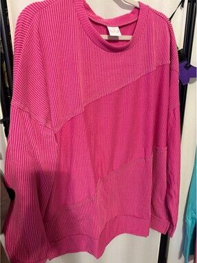 NWOT Lia Pink Top Size 3X